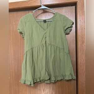 Babydoll short sleeve shirt